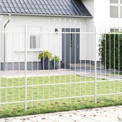 VidaXL Gartenzaunpaneel Weiß 13,6x1,75 m VidaXL Gartenzaunpaneel Weiß 13,6x1,75 m