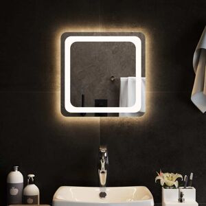 vidaXL LED-Badspiegel 40x40 cm - Transparent