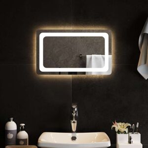 vidaXL LED-Badspiegel 50x30 cm - Transparent