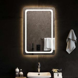 vidaXL LED-Badspiegel 60x90 cm - Transparent