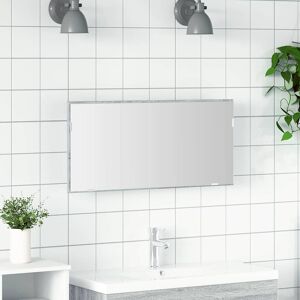 Vidaxl Badezimmerschrank mit Spiegel - 80x37 cm, Grau Sonoma Vidaxl Badezimmerschrank mit Spiegel - 80x37 cm, Grau Sonoma