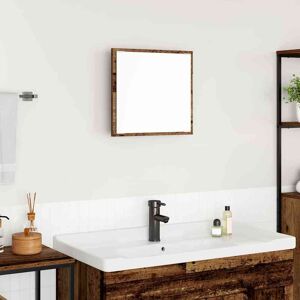 vidaXL LED-Badezimmerspiegel Altholz 40 x 37 x 8.5 cm Holzwerkstoff - Braun vidaXL LED-Badezimmerspiegel Altholz 40 x 37 x 8.5 cm Holzwerkstoff - Braun