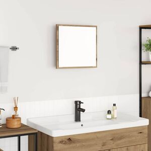 vidaXL LED-Badezimmerspiegel Artisan-Eiche 40 x 37 x 8.5 cm - Braun vidaXL LED-Badezimmerspiegel Artisan-Eiche 40 x 37 x 8.5 cm - Braun