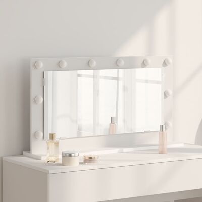 Vidaxl - Vidaxl Vanity Mirror - Weiß - Kunststoff - Mirror Vidaxl - Vidaxl Vanity Mirror - Weiß - Kunststoff - Mirror