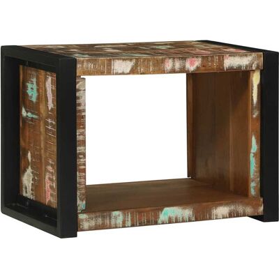 vidaXL Wandwürfel Braun 55 x 35 x 40 cm Massives upgecyceltes Holz - Braun vidaXL Wandwürfel Braun 55 x 35 x 40 cm Massives upgecyceltes Holz - Braun