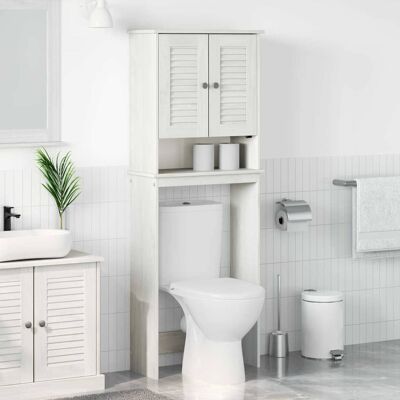 vidaXL Toilettenschrank VIGO Weiß und Antikweiß 60 x 27 x 161 cm - Weiß vidaXL Toilettenschrank VIGO Weiß und Antikweiß 60 x 27 x 161 cm - Weiß