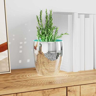 vidaXL Spiegel-Mosaikfliese Geometrisch 3 pcs Silber 30 x 30 cm Glas - Grau vidaXL Spiegel-Mosaikfliese Geometrisch 3 pcs Silber 30 x 30 cm Glas - Grau