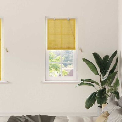 vidaXL Rollo Gelb 60 x 160 cm Bambus - Gelb vidaXL Rollo Gelb 60 x 160 cm Bambus - Gelb