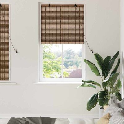 vidaXL Rollo Braun 80 x 160 cm Bambus - Braun vidaXL Rollo Braun 80 x 160 cm Bambus - Braun