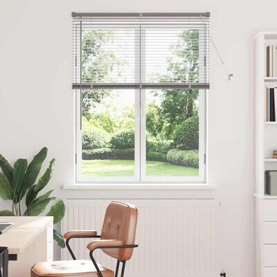 vidaXL Venezianische Jalousien Silber 130 x 105 cm Aluminium - Silber vidaXL Venezianische Jalousien Silber 130 x 105 cm Aluminium - Silber