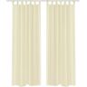 vidaXL Transparente Gardine Fertiggardine 140 x 175 cm cremefarben - Creme