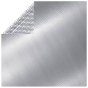 vidaXL Poolabdeckung Silbern 260x160 cm PE - Silber
