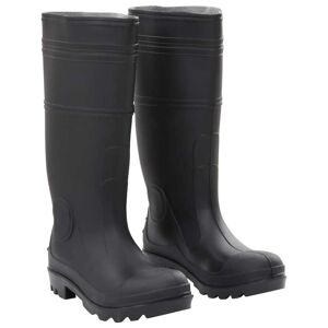 vidaXL Gummistiefel Schwarz Größe 38 PVC - Schwarz