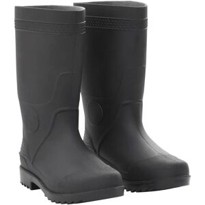 vidaXL Gummistiefel Schwarz Größe 40 PVC - Schwarz