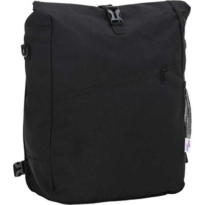 vidaXL Fahrradtasche Schwarz 33 x 16 x 60 cm Polyester - Schwarz vidaXL Fahrradtasche Schwarz 33 x 16 x 60 cm Polyester - Schwarz