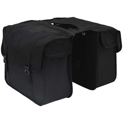 vidaXL Fahrradtasche Schwarz 40 x 18,5 x 35 cm Polyester - Schwarz vidaXL Fahrradtasche Schwarz 40 x 18,5 x 35 cm Polyester - Schwarz