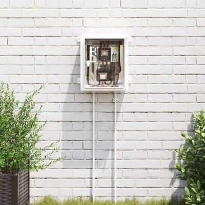 vidaXL Steuerungsschrank Grau 37 x 16,5 x 35 cm ABS Kunststoff - Grau vidaXL Steuerungsschrank Grau 37 x 16,5 x 35 cm ABS Kunststoff - Grau