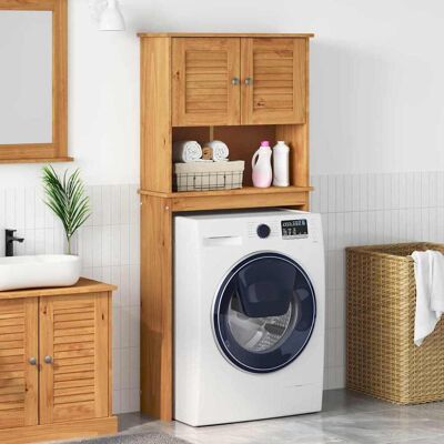 vidaXL Waschmaschinen-Schrank mit Regal VIGO Braun und Honigbraun - Braun vidaXL Waschmaschinen-Schrank mit Regal VIGO Braun und Honigbraun - Braun