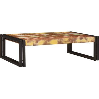 vidaXL Badregal für Mehrfarbig 80 x 50 x 23 cm Massives Altholz - Mehrfarbig vidaXL Badregal für Mehrfarbig 80 x 50 x 23 cm Massives Altholz - Mehrfarbig