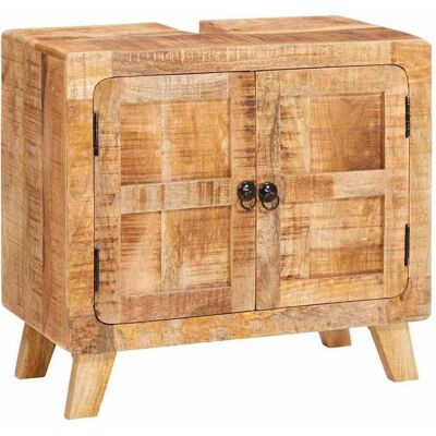 vidaXL Badezimmerschrank mit Regal mit Speicher mit Tür - Braun vidaXL Badezimmerschrank mit Regal mit Speicher mit Tür - Braun