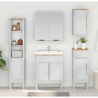 vidaXL Badezimmer-Wandschrank mit Regal FLORO Weiß 35 x 30 x 60 cm - Weiß vidaXL Badezimmer-Wandschrank mit Regal FLORO Weiß 35 x 30 x 60 cm - Weiß