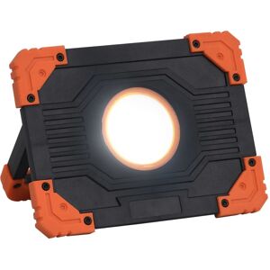 vidaXL LED-Strahler Tragbar ABS 10W Kaltweiß - Schwarz