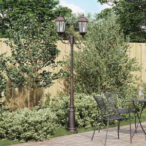 Vidaxl - Gartenleuchte Säule Bronze Aluminium 68 x 20 x 235 cm Vidaxl - Gartenleuchte Säule Bronze Aluminium 68 x 20 x 235 cm