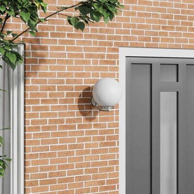 vidaXL Außenwandleuchte Silber 29 x 25 x 33 cm Edelstahl und Plastik - Silber vidaXL Außenwandleuchte Silber 29 x 25 x 33 cm Edelstahl und Plastik - Silber