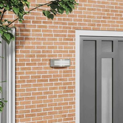 vidaXL Außenwandleuchte Silber 32 x 10 x 10 cm Edelstahl und Plastik - Silber vidaXL Außenwandleuchte Silber 32 x 10 x 10 cm Edelstahl und Plastik - Silber