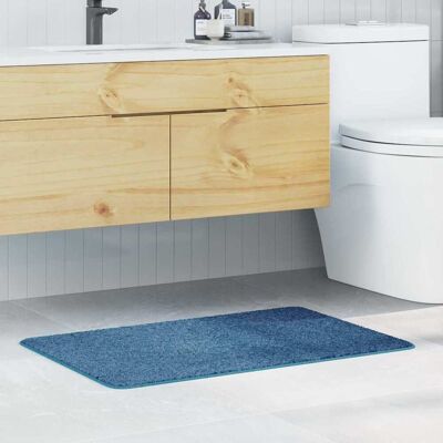 vidaXL - Blue Polyester 60x90 - Blau - 60x90 cm - Bath Mat vidaXL - Blue Polyester 60x90 - Blau - 60x90 cm - Bath Mat