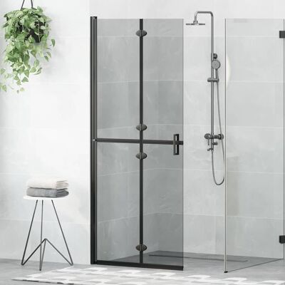 vidaXL Walk-In Duschwand Schwarz 80 x 6,5 x 190 cm - Schwarz vidaXL Walk-In Duschwand Schwarz 80 x 6,5 x 190 cm - Schwarz
