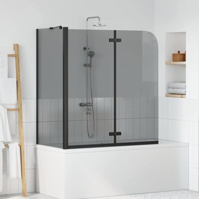 vidaXL Bad-Duschschirm Schwarz 120 x 68 x 130 cm - Schwarz vidaXL Bad-Duschschirm Schwarz 120 x 68 x 130 cm - Schwarz