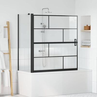 vidaXL Bad-Duschschirm Schwarz und Transparent 116 x 68 x 128 cm - Schwarz vidaXL Bad-Duschschirm Schwarz und Transparent 116 x 68 x 128 cm - Schwarz