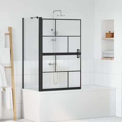 vidaXL Bad-Duschschirm Schwarz und Transparent 80 x 68 x 128 cm - Schwarz vidaXL Bad-Duschschirm Schwarz und Transparent 80 x 68 x 128 cm - Schwarz