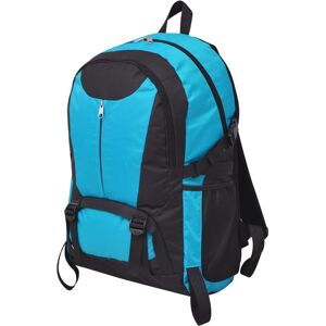 vidaXL Wanderrucksack 40 L Schwarz und Blau - Blau