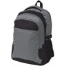 vidaXL Schulrucksack 40 L Schwarz und Grau - Grau