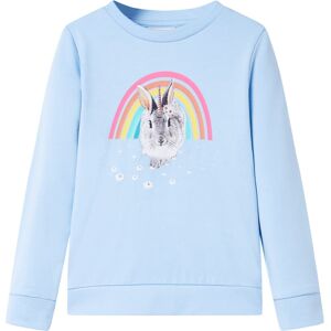 vidaXL Kinder-Sweatshirt Hellblau 104 - Blau