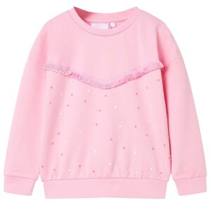 vidaXL Kinder-Sweatshirt Rosa 140 - Rosa