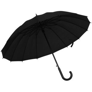 vidaXL Regenschirm Automatisch Schwarz 105cm - Schwarz