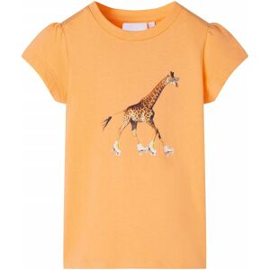 vidaXL Kinder-T-Shirt Hellorange 104 - Orange