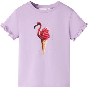 vidaXL Kinder-T-Shirt Lila 128 - Lila