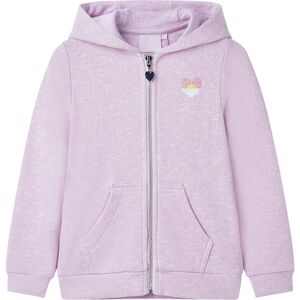 vidaXL Kinder-Kapuzenpullover mit Reißverschluss Lila 128 - Lila