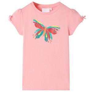 vidaXL Kinder-T-Shirt Rosa 128 - Rosa