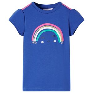 vidaXL Kinder-T-Shirt Kobaltblau 92 - Blau