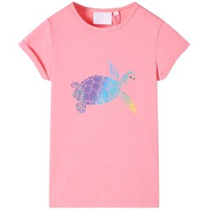 vidaXL Kinder-T-Shirt Hellrosa 140 - Rosa