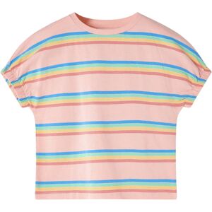 vidaXL Kinder-T-Shirt Pfirsichrosa 116 - Mehrfarbig