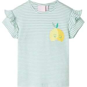 vidaXL Kinder-T-Shirt Minzgrün 92 - Grün