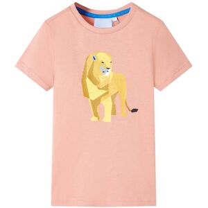 vidaXL Kinder-T-Shirt Hellorange 116 - Orange