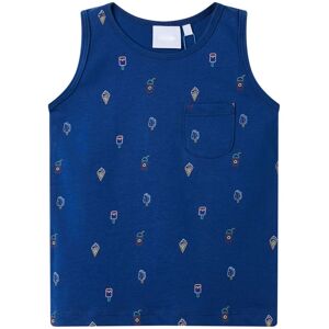 vidaXL Kinder-Tanktop Dunkelblau 92 - Blau