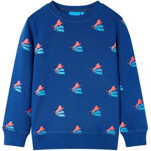 vidaXL Kinder-Sweatshirt Dunkelblau 140 - Blau